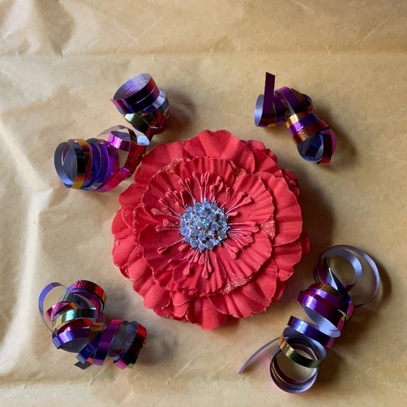 🔶TIEKS ORANGE FLOWER 🔶 NWOT 🔶 - Picture 15 of 16